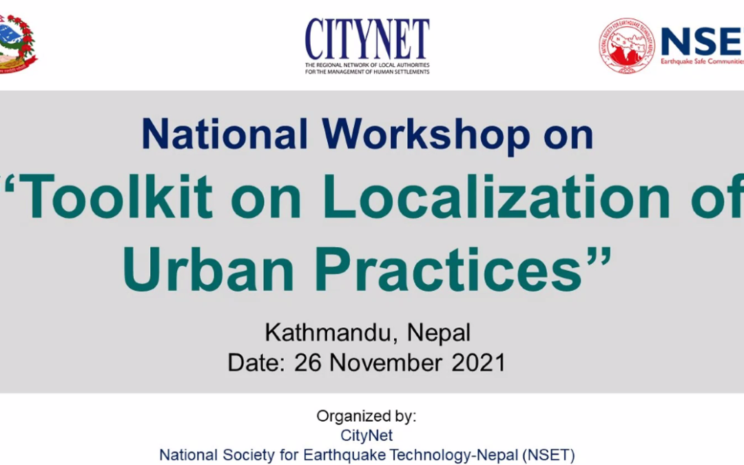 Localizing urban practices with National Chapter Nepal
