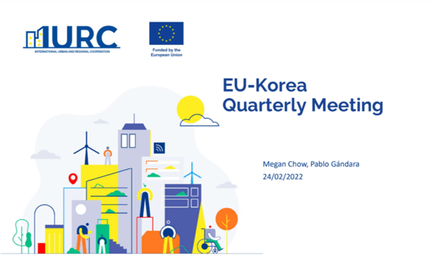 EU-Korean cities shared concrete actions and partnerships on smart cities, smart mobility, and sustainable cities at the IURC Quarterly Meeting