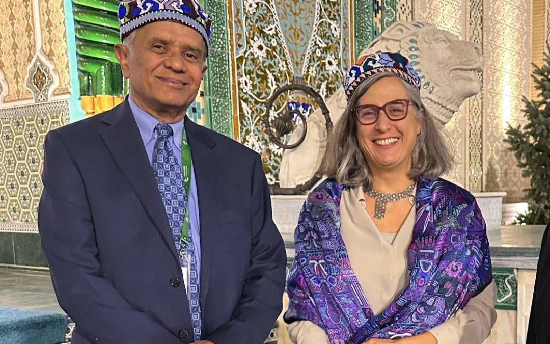 Sec Gen Vijay Jagannathan at the Samarkand Climate Forum